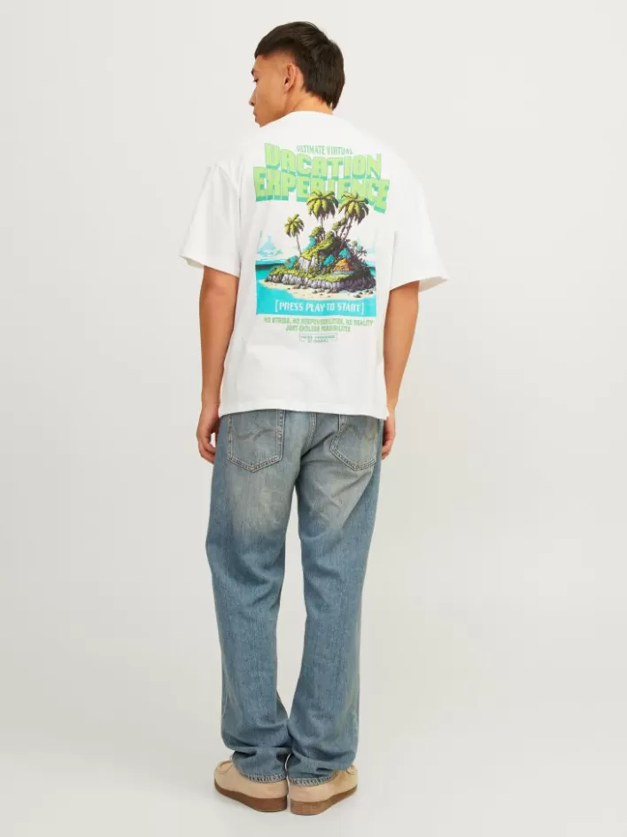 JACK & JONES T-shirts | Printed Crew neck T-shirt