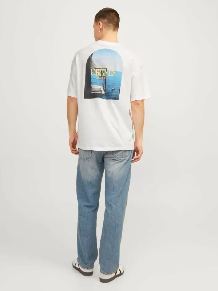 JACK & JONES T-shirts | Printed Crew neck T-shirt