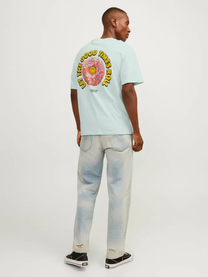 JACK & JONES T-shirts | Printed Crew neck T-shirt