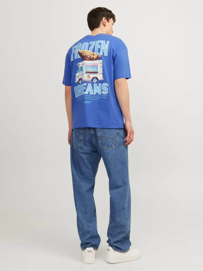 JACK & JONES T-shirts | Printed Crew neck T-shirt