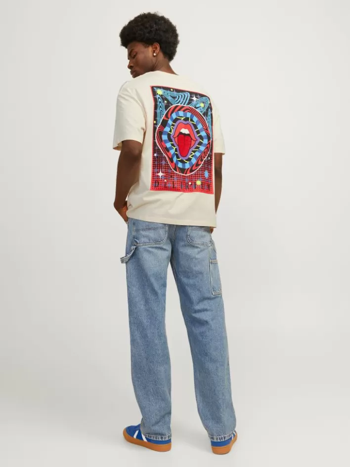 JACK & JONES T-shirts | Printed Crew neck T-shirt