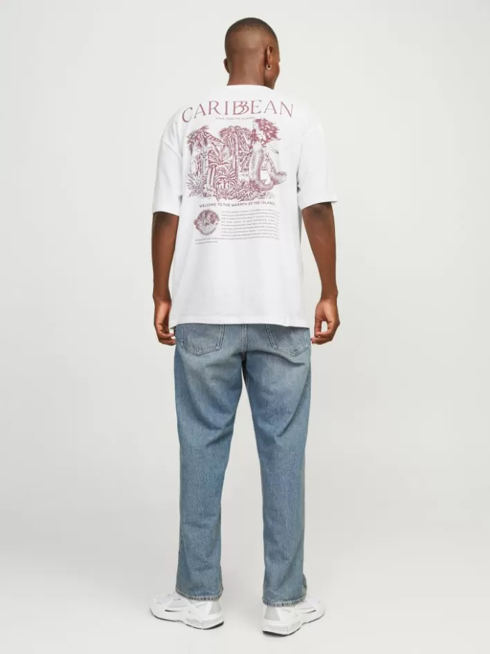 JACK & JONES T-shirts | Printed Crew neck T-shirt
