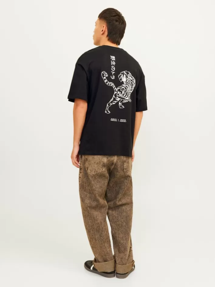 JACK & JONES T-shirts | Printed Crew neck T-shirt