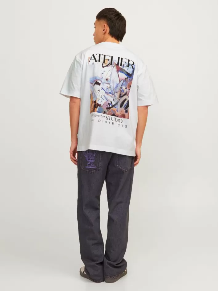 JACK & JONES T-shirts | Printed Crew neck T-shirt