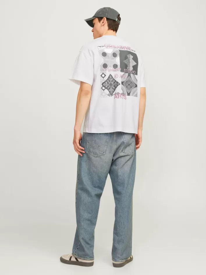 JACK & JONES T-shirts | Printed Crew neck T-shirt