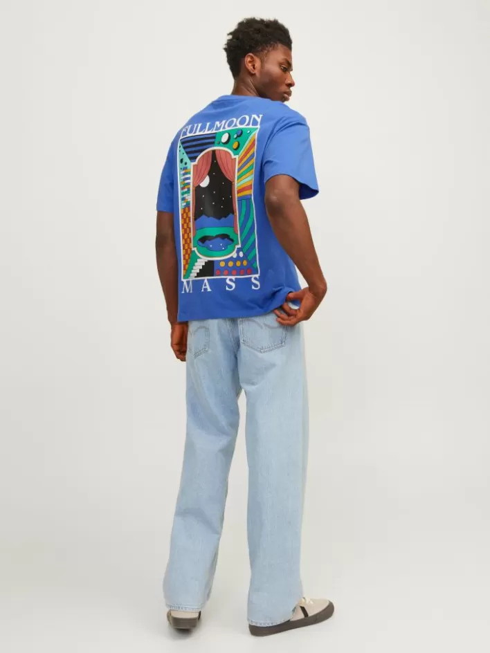 JACK & JONES T-shirts | Printed Crew neck T-shirt