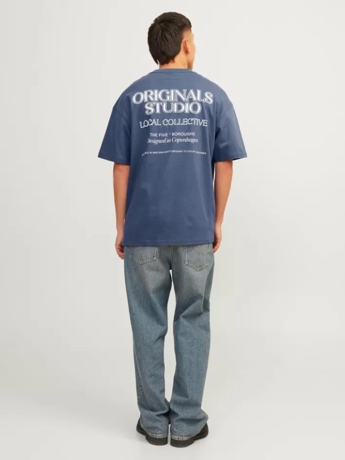 JACK & JONES T-shirts | Printed Crew neck T-shirt