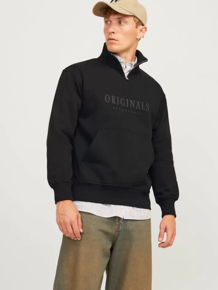 JACK & JONES Sweatshirts | Printed Half zip