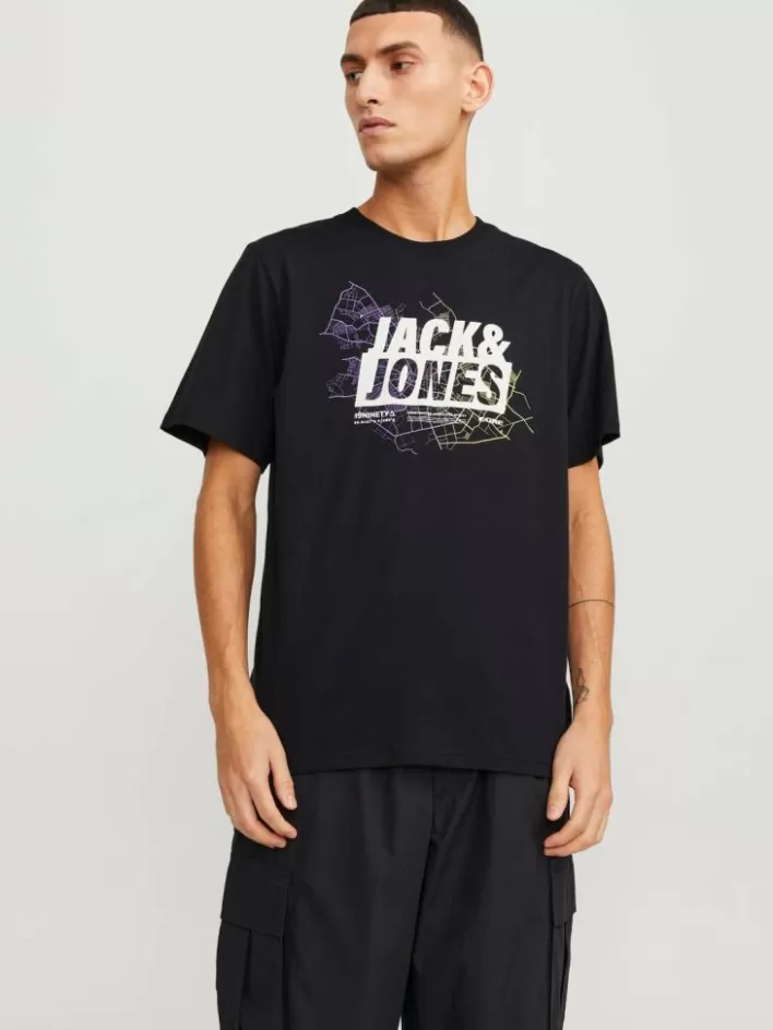 JACK & JONES T-shirts | Printed Round neck T-shirt