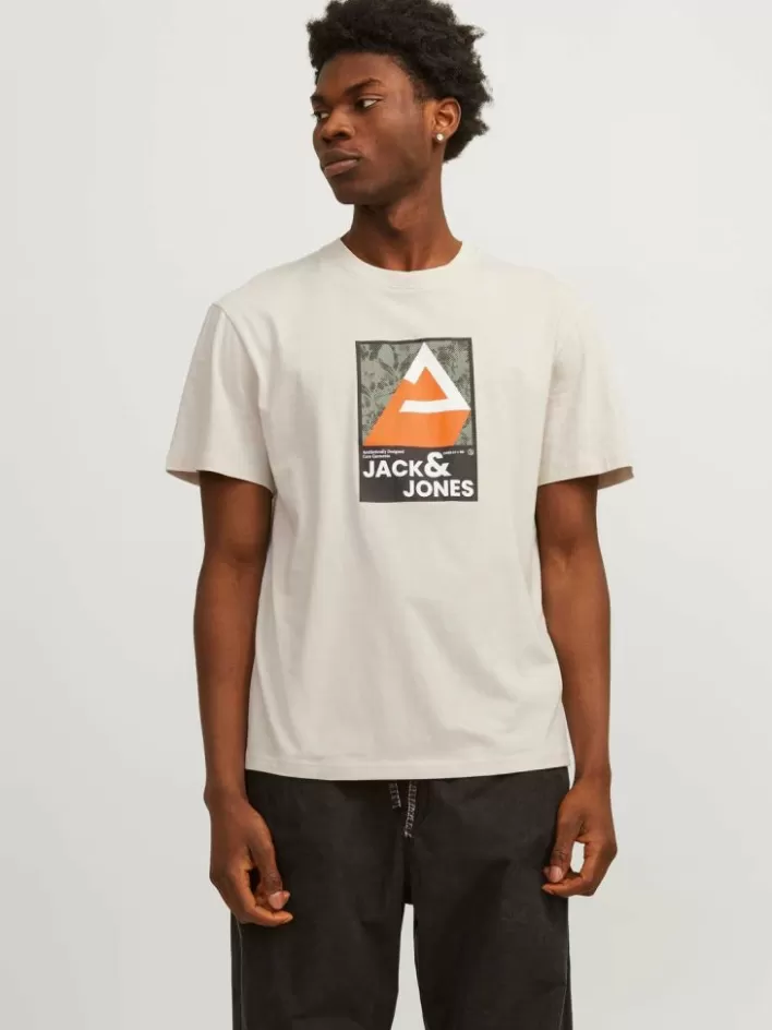 JACK & JONES T-shirts | Printed Round neck T-shirt