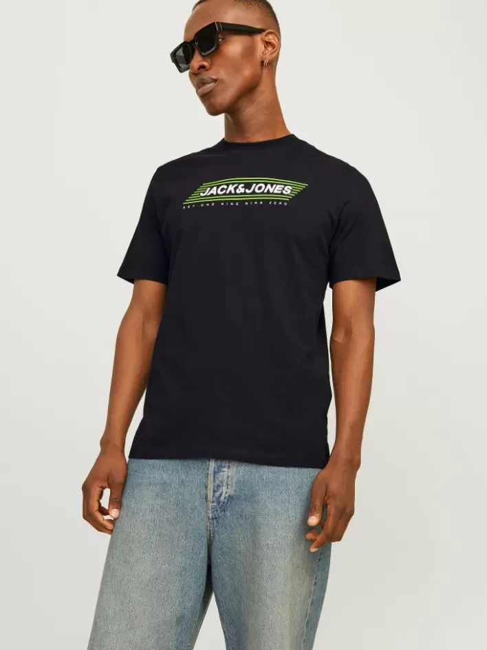 JACK & JONES T-shirts | Printed Round neck T-shirt