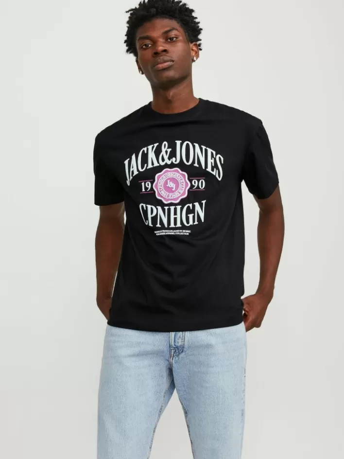 JACK & JONES T-shirts | Printed Round neck T-shirt