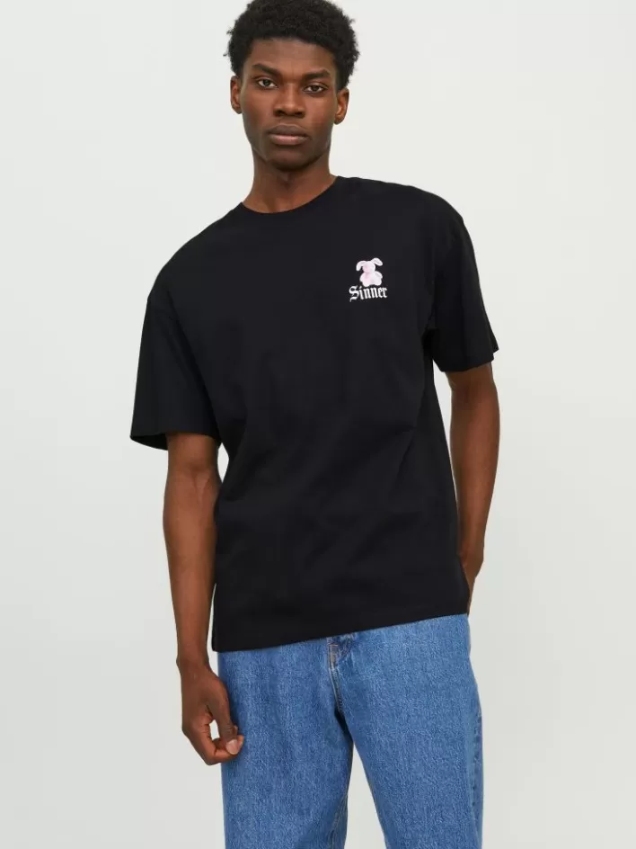 JACK & JONES T-shirts | Printed Round Neck T-shirt