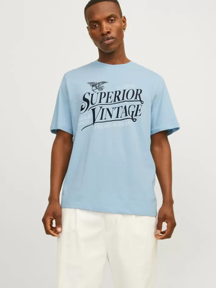JACK & JONES T-shirts | Printed Round neck T-shirt