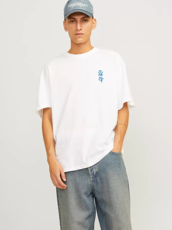 JACK & JONES T-shirts | Printed Round Neck T-shirt