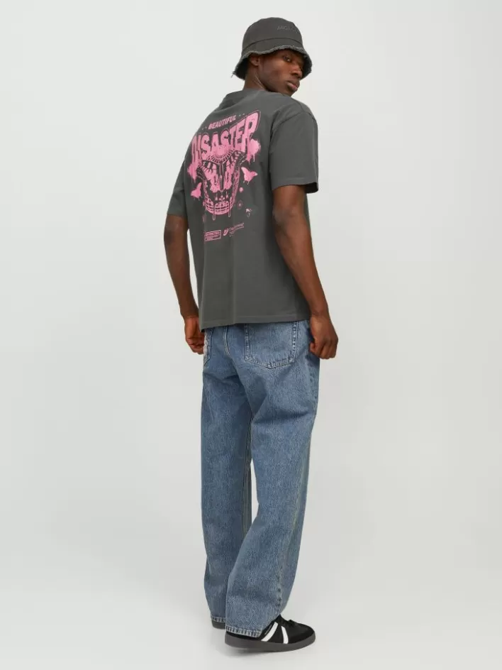 JACK & JONES T-shirts | Printed Round Neck T-shirt