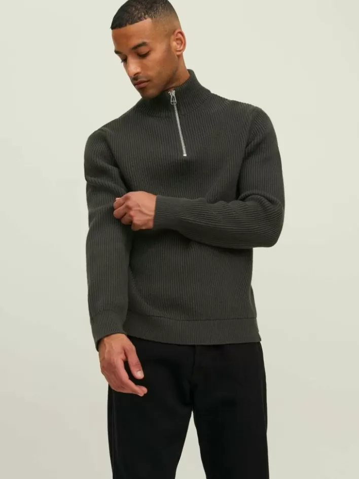 JACK & JONES Knitwear | RDD Plain Quarter zip