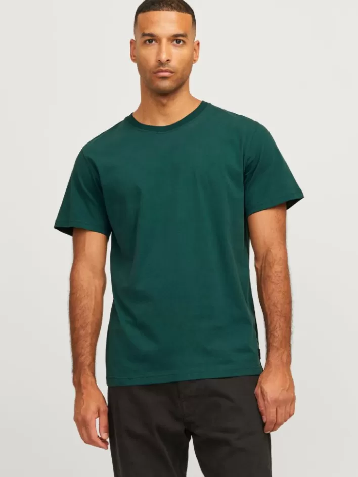 JACK & JONES T-shirts | RDD Plain Round Neck T-shirt