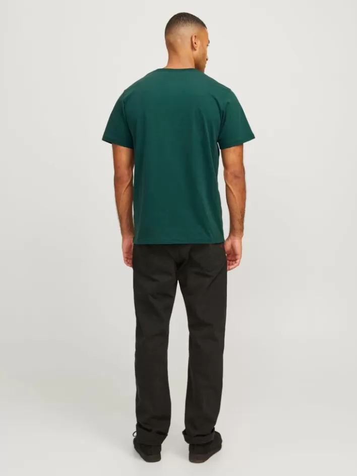 JACK & JONES T-shirts | RDD Plain Round Neck T-shirt