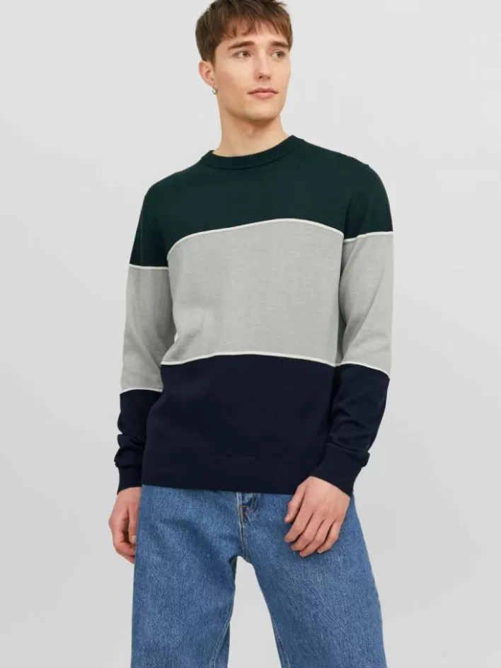 JACK & JONES Knitwear | Striped Knitted pullover