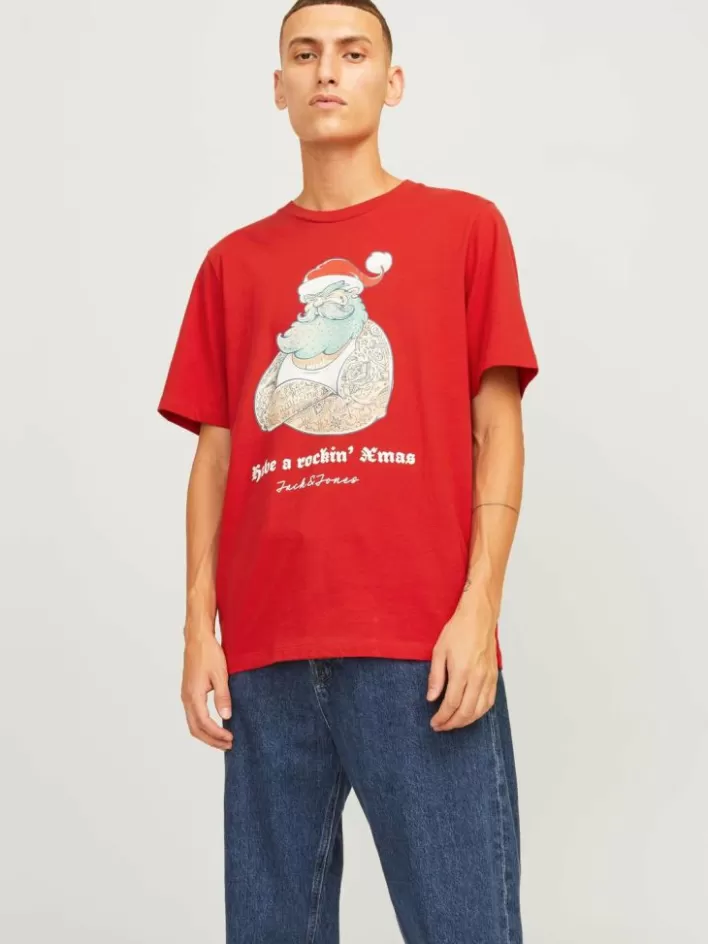 JACK & JONES T-shirts | X-mas Crew neck T-shirt